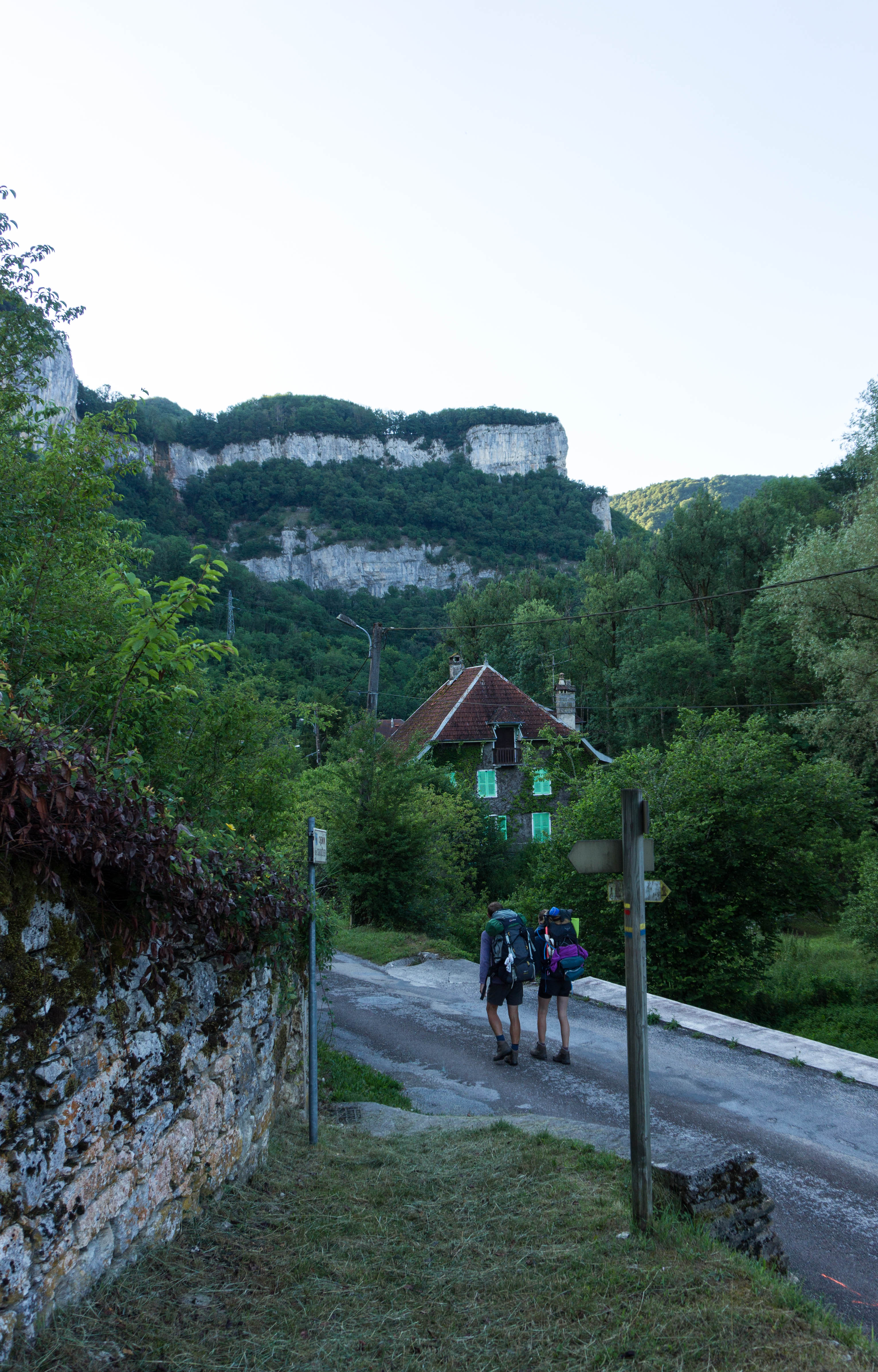 French Border Source of the River Loue Gorge