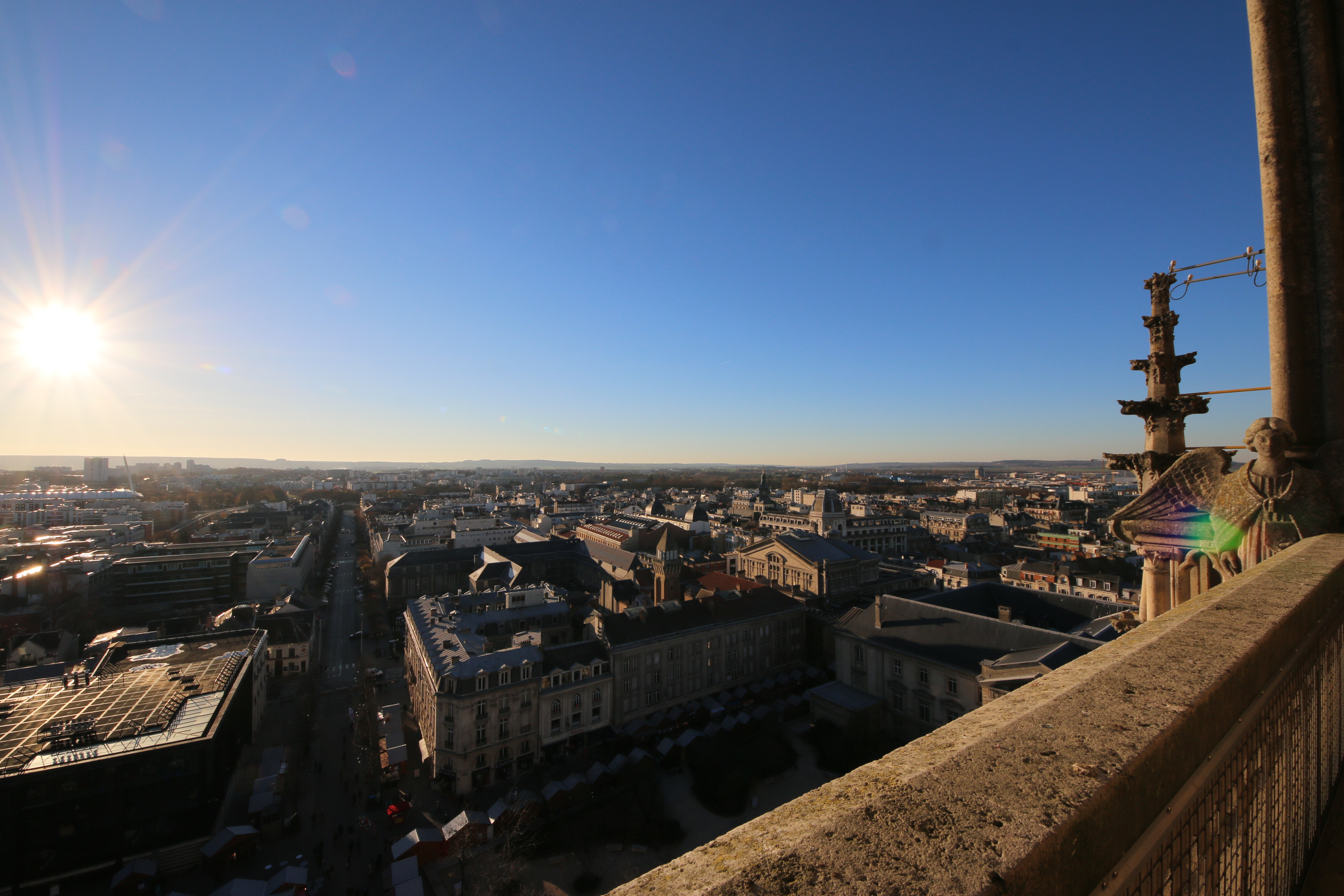 Tours de la Cathédrale de Reims, vue © Laurent Mathieu