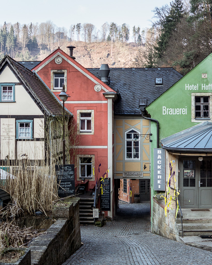 the village of Schmilka in Saxon Switzerland