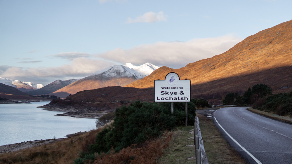 Welcome to Skye & Lochalsh sign