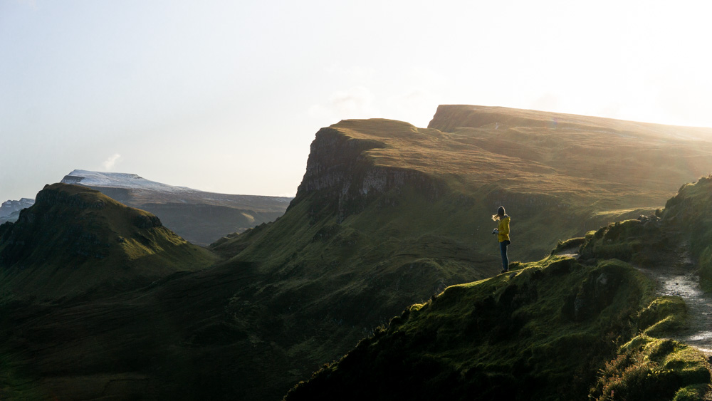 Nell on the Quiraing hike